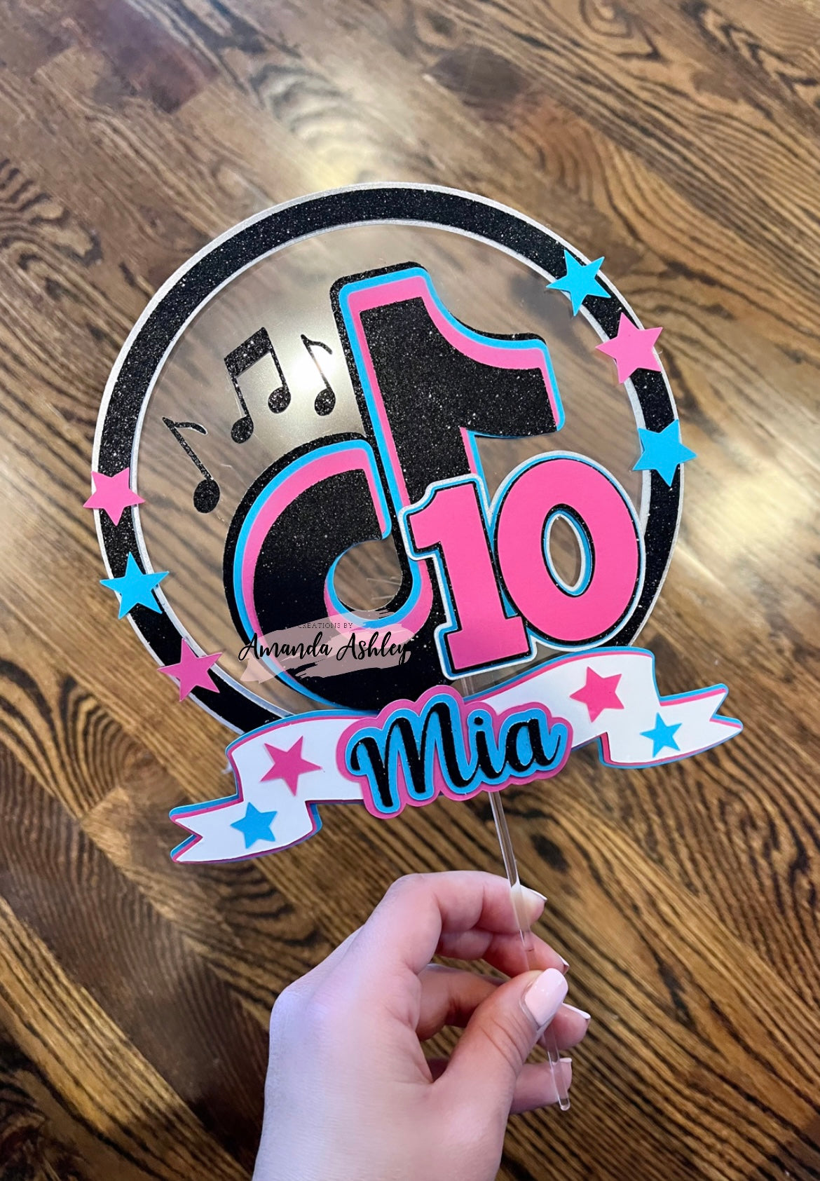 TikTok Cake Topper