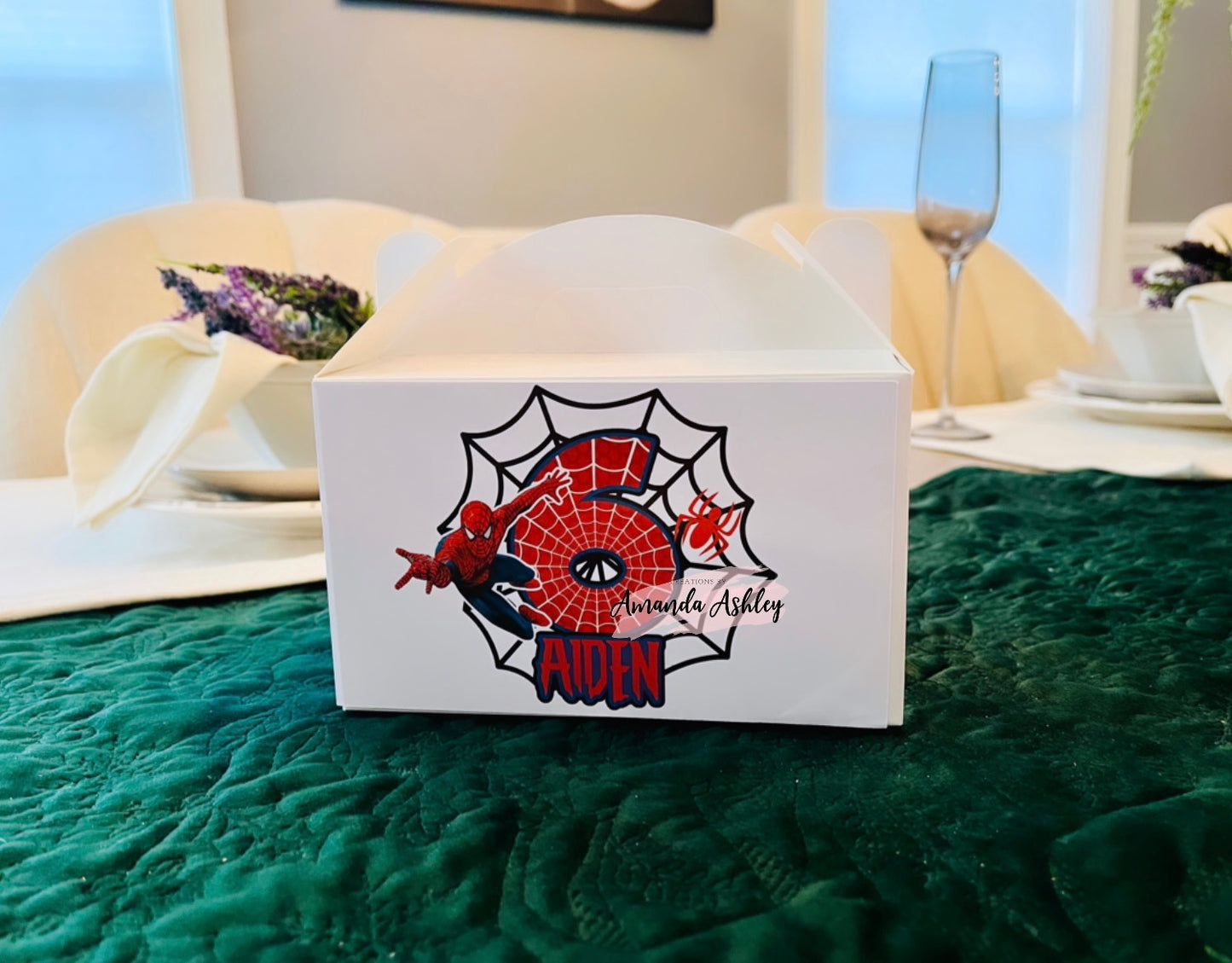 Spiderman Favor Boxes