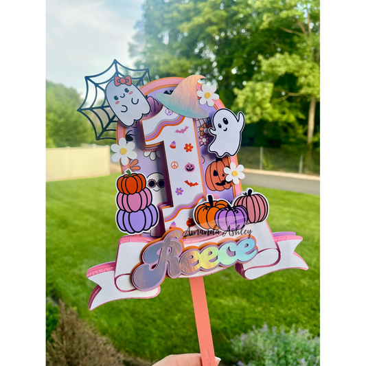 Spooky Little One Cake Topper