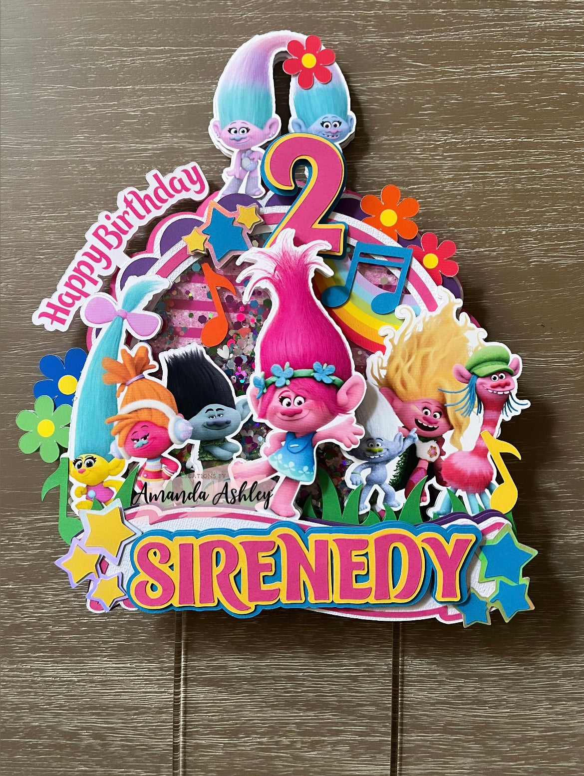 Trolls Cake Topper