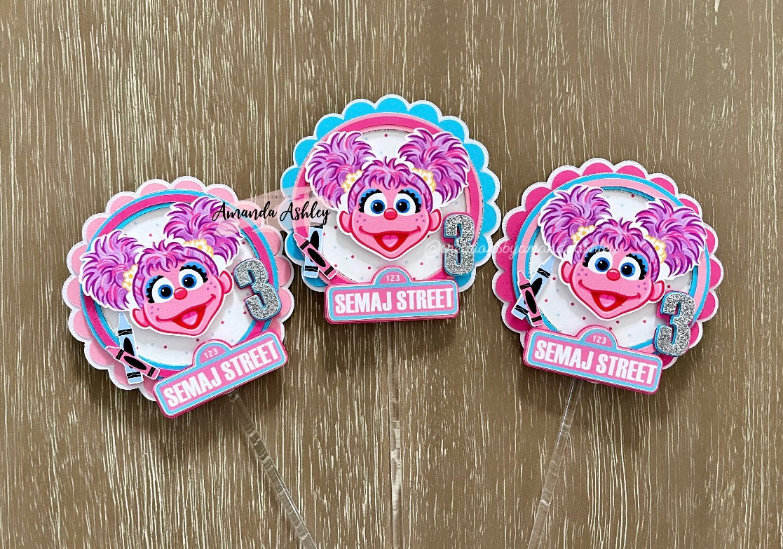 Abby Cadabby Cupcake Toppers