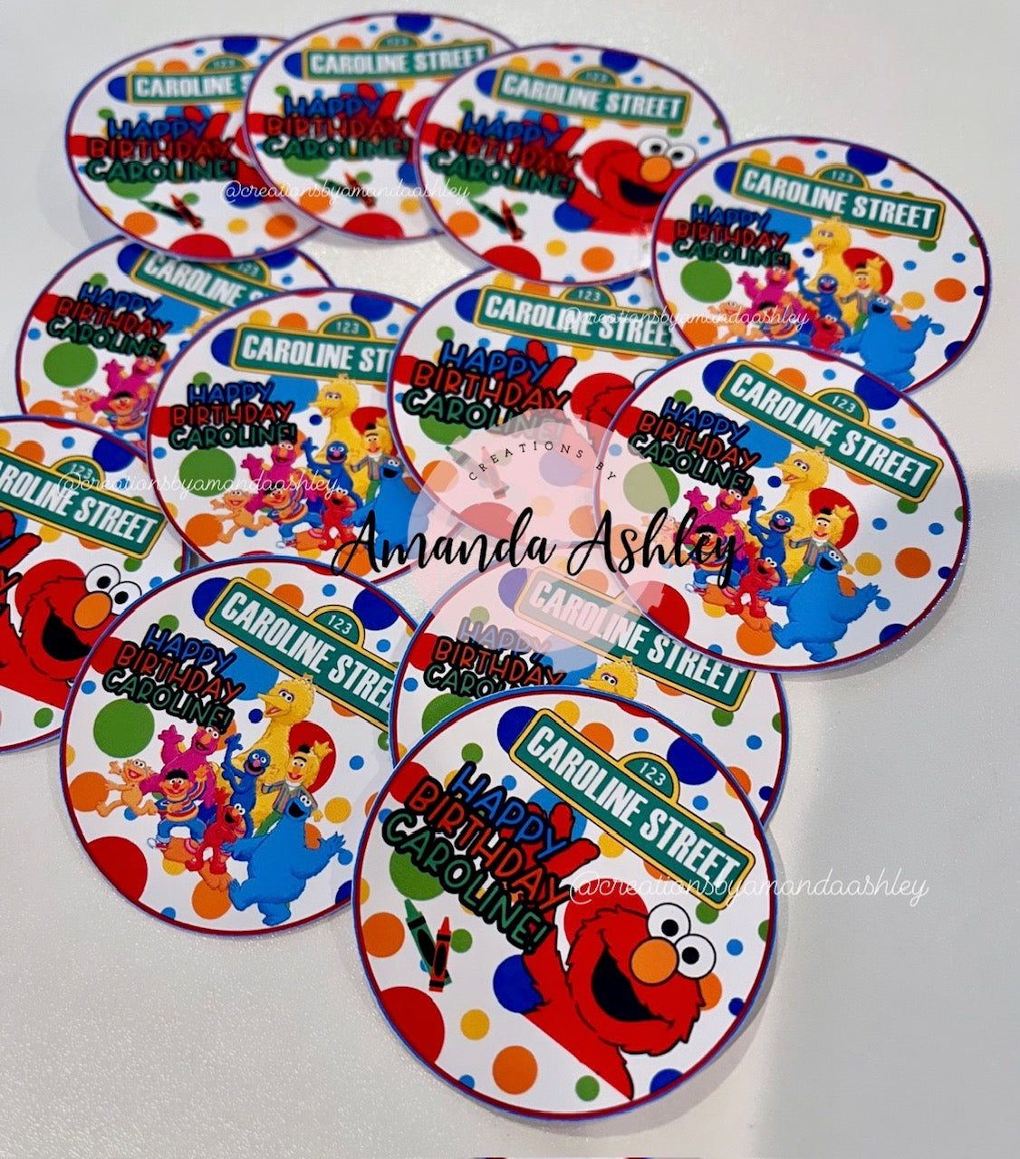 Sesame Street Favor Stickers