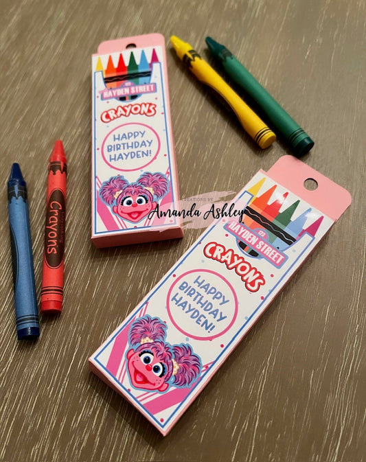 Abby Cadabby Crayon Favors