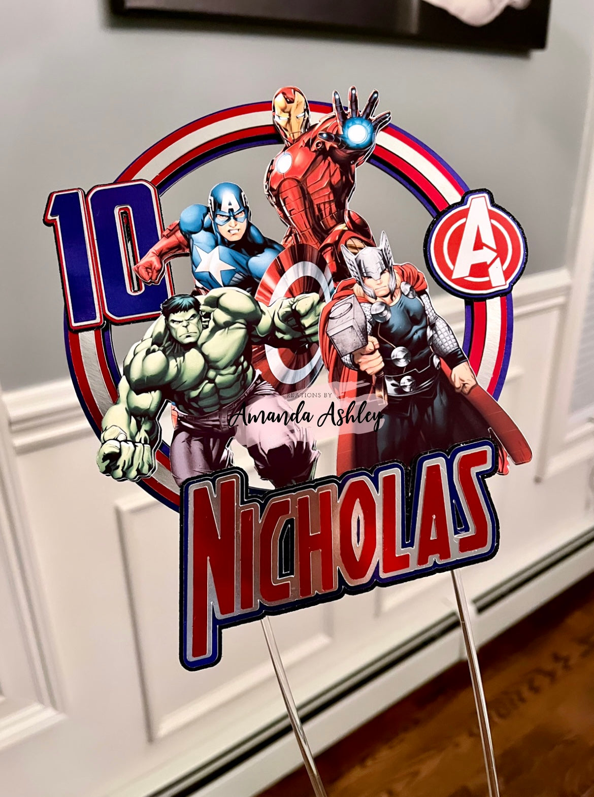 Superheroes Cake Topper