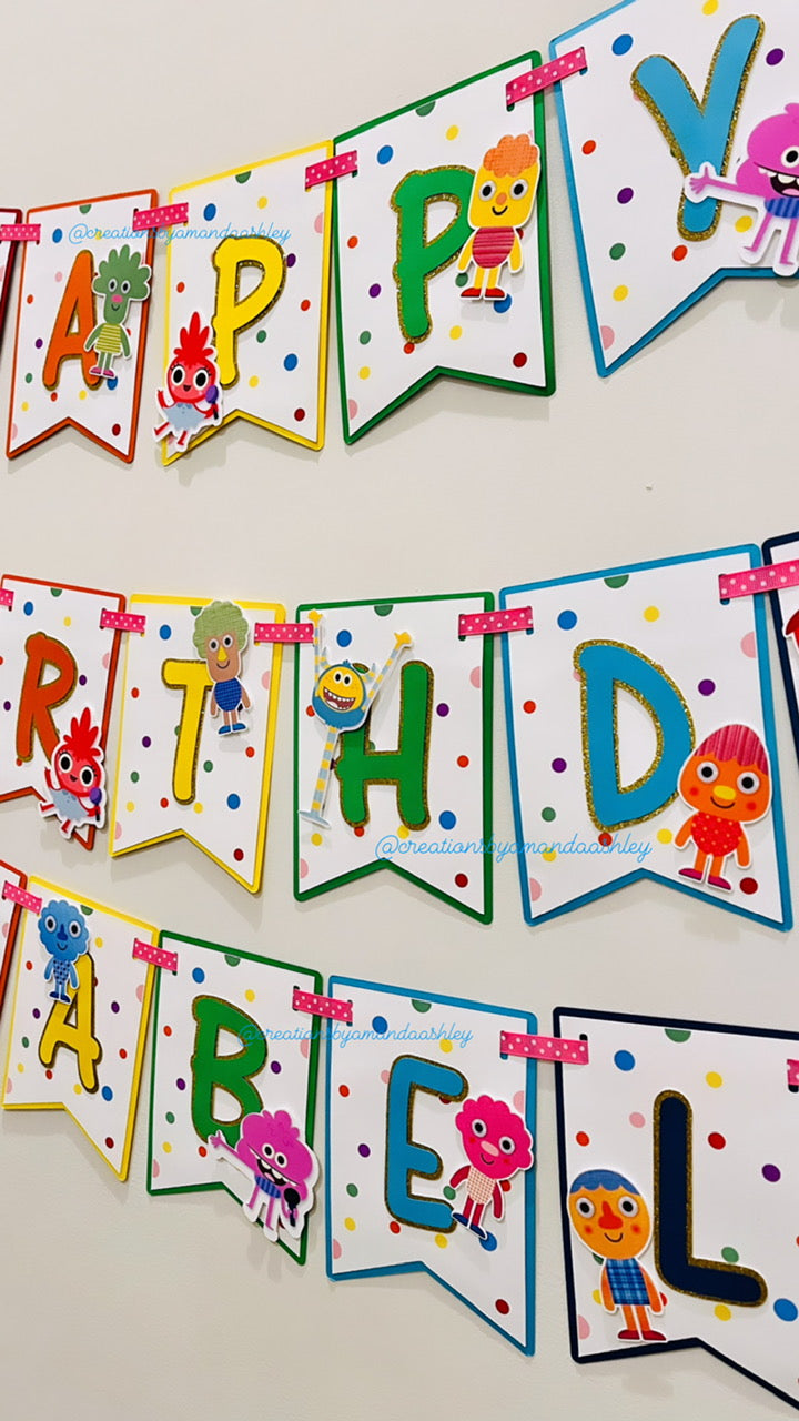 Simple Songs Birthday Banner