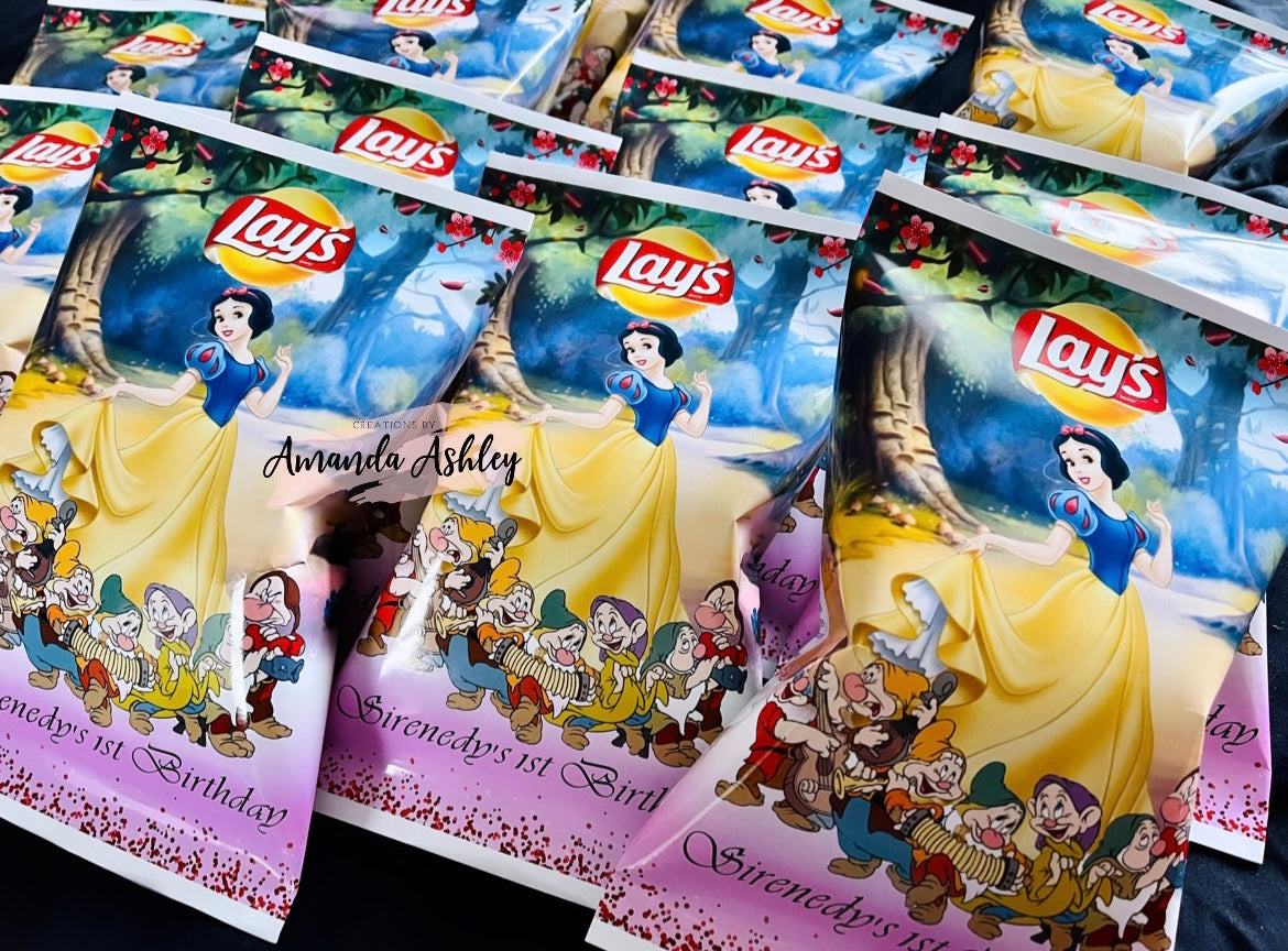 Snow White Themed Chip Bags