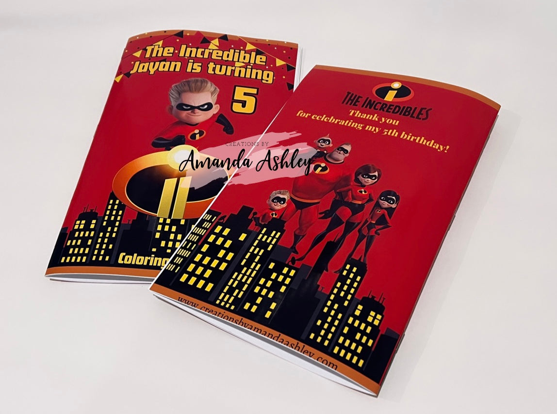 Incredibles Coloring Books