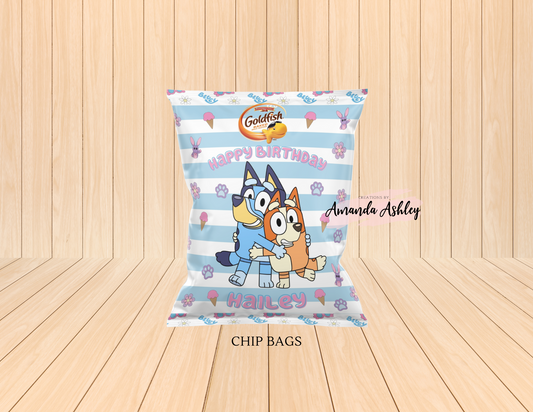 Blue Heeler Chip Bags