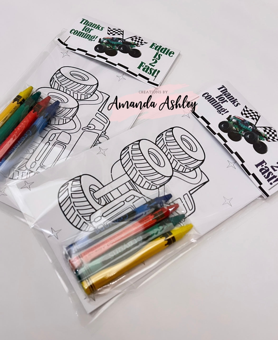 Monster Trucks Coloring Favors