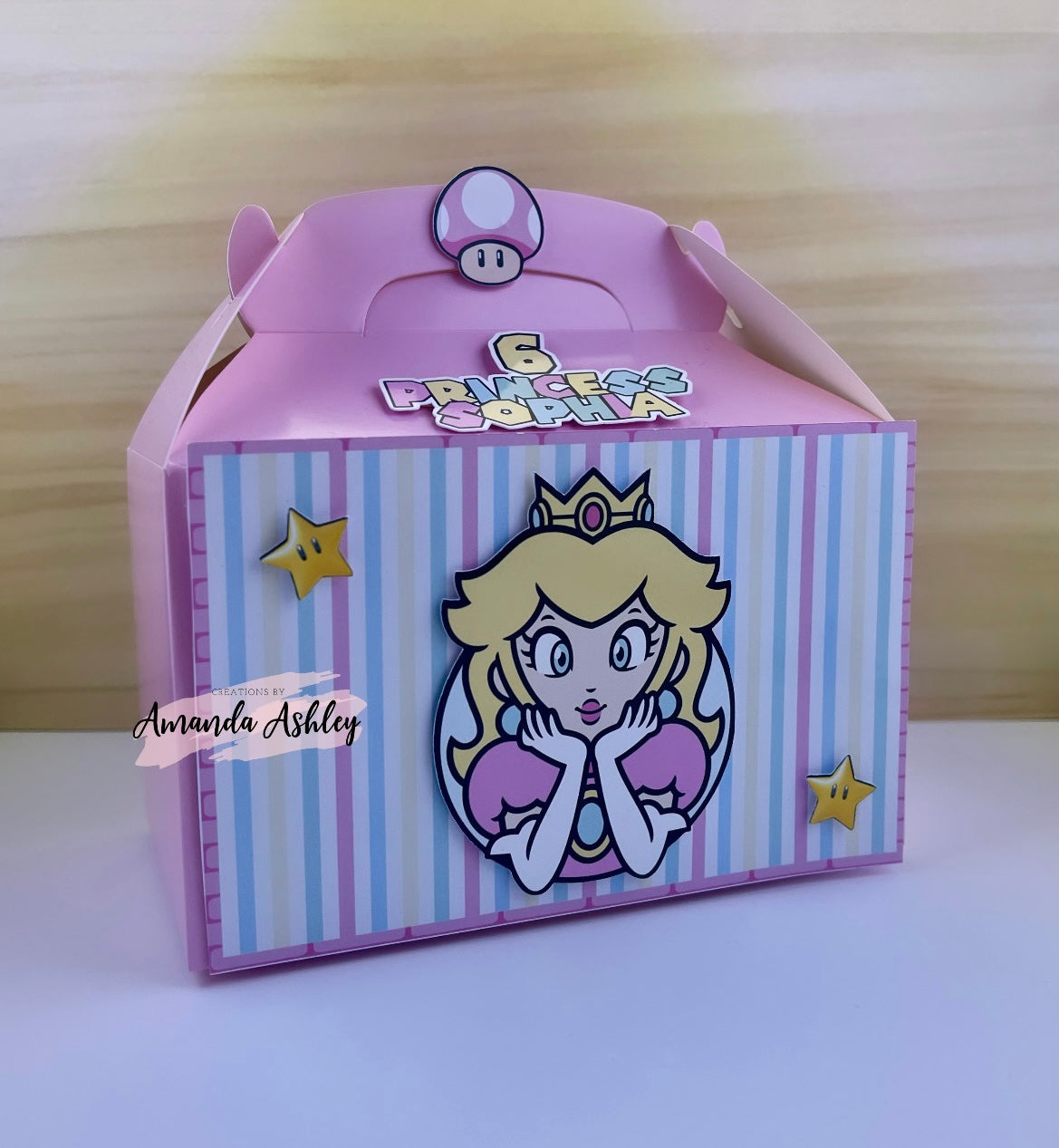 Princess Peach Favor Boxes