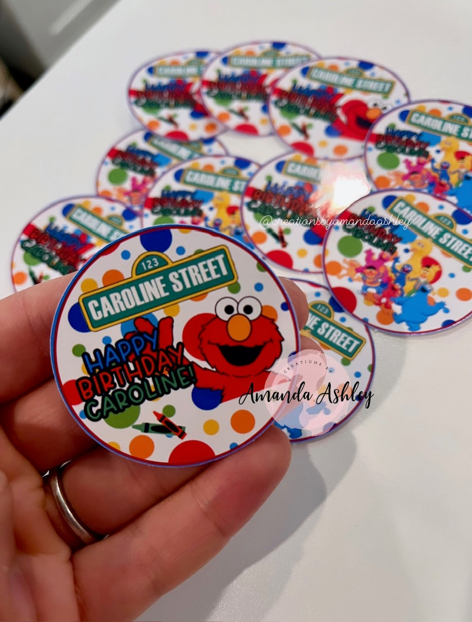 Sesame Street Favor Stickers