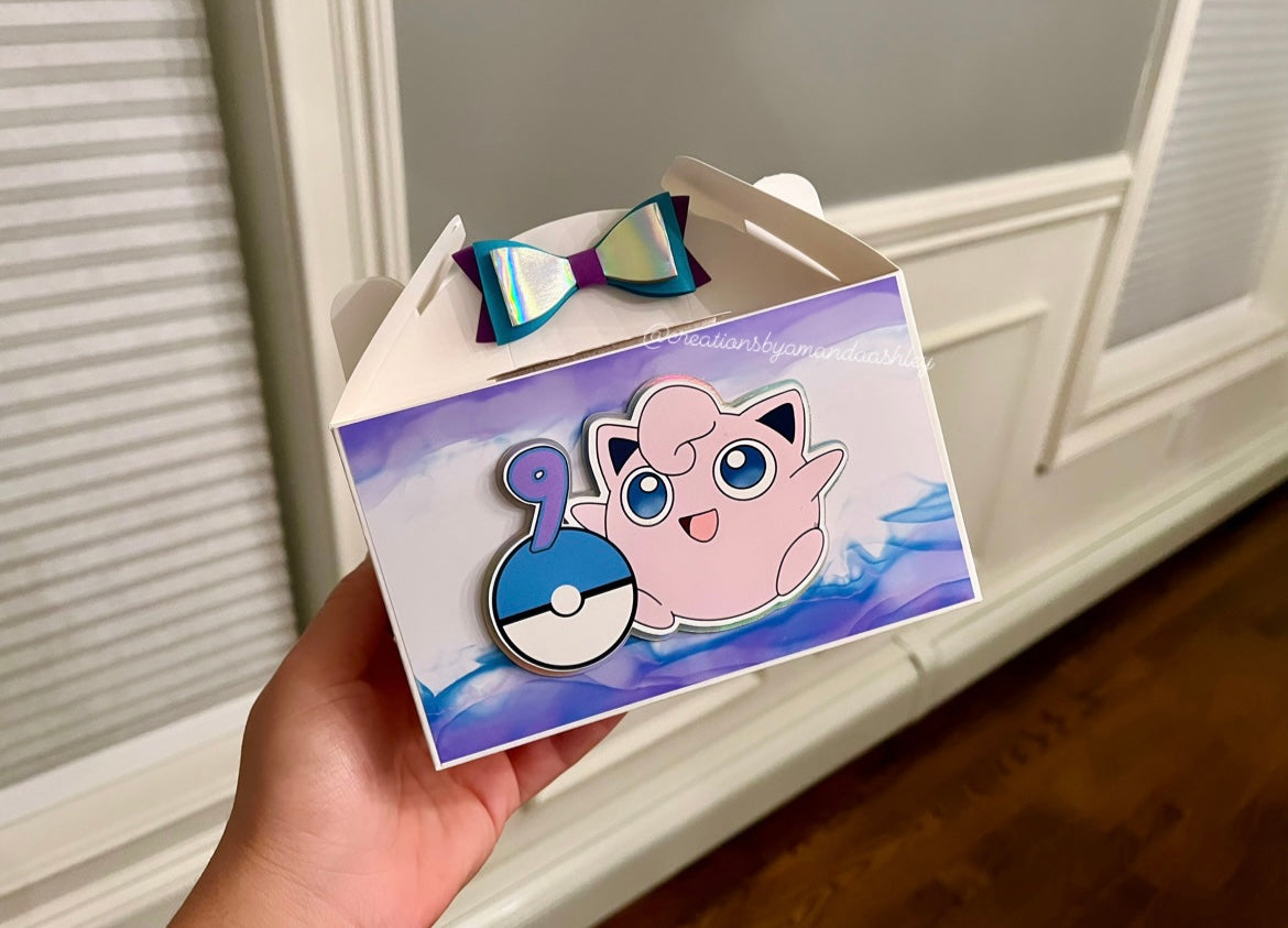 Pokemon Favor Boxes