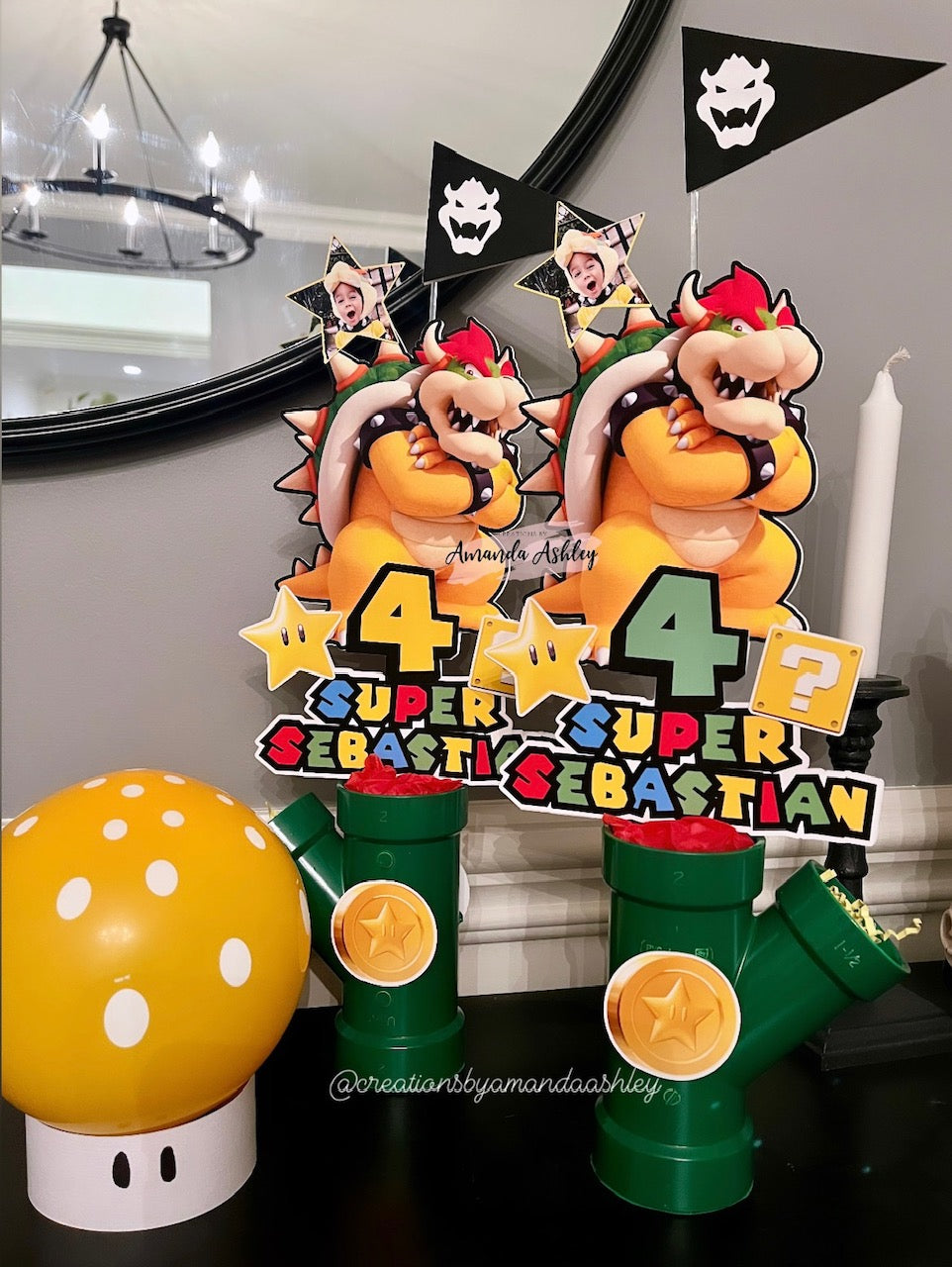 Bowser Centerpieces