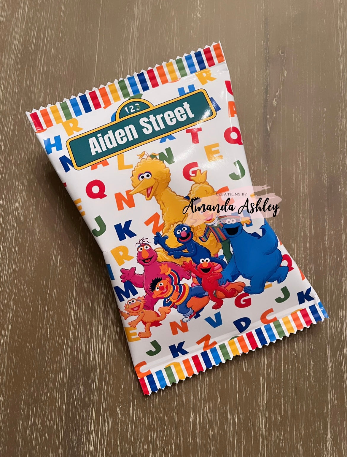 Sesame Street Themed Chip Bags