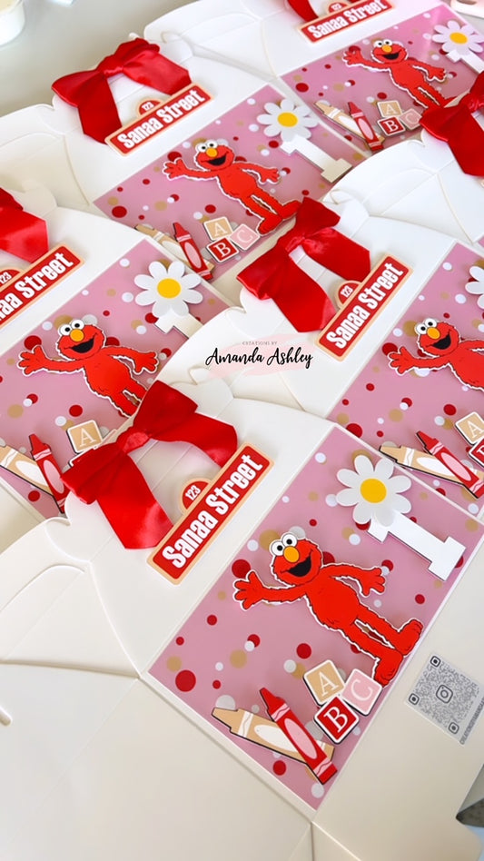 Elmo Favor Boxes