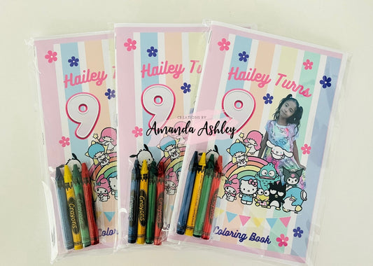 Hello Kitty Sanrio Coloring Books