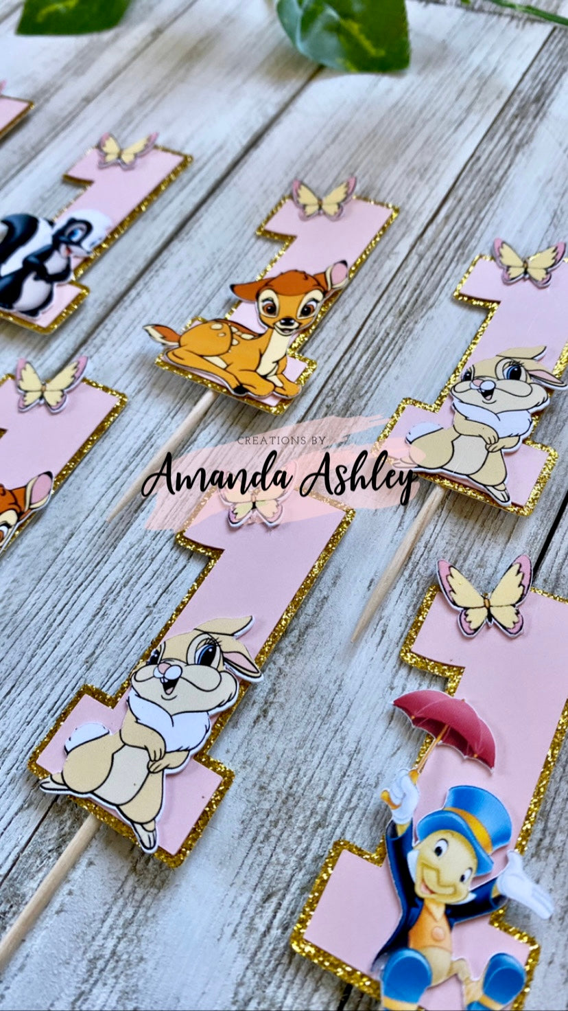 Bambi Cupcake Toppers