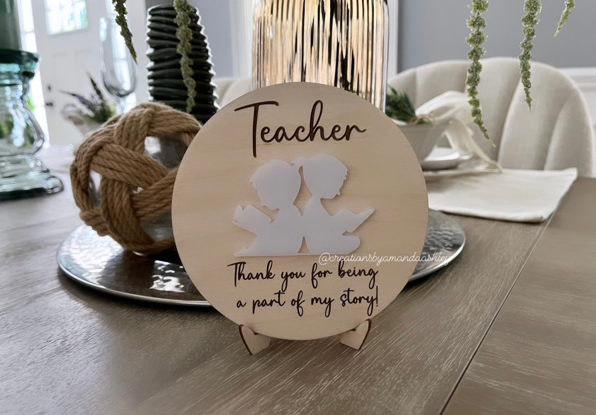 Decorative Teacher Round