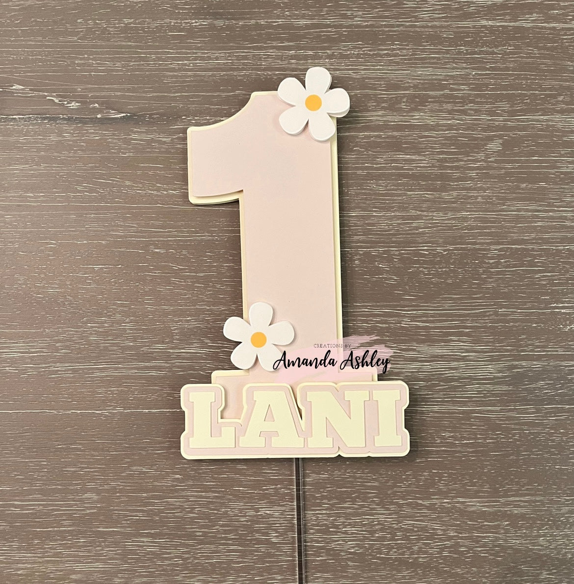 Daisy Cake Topper