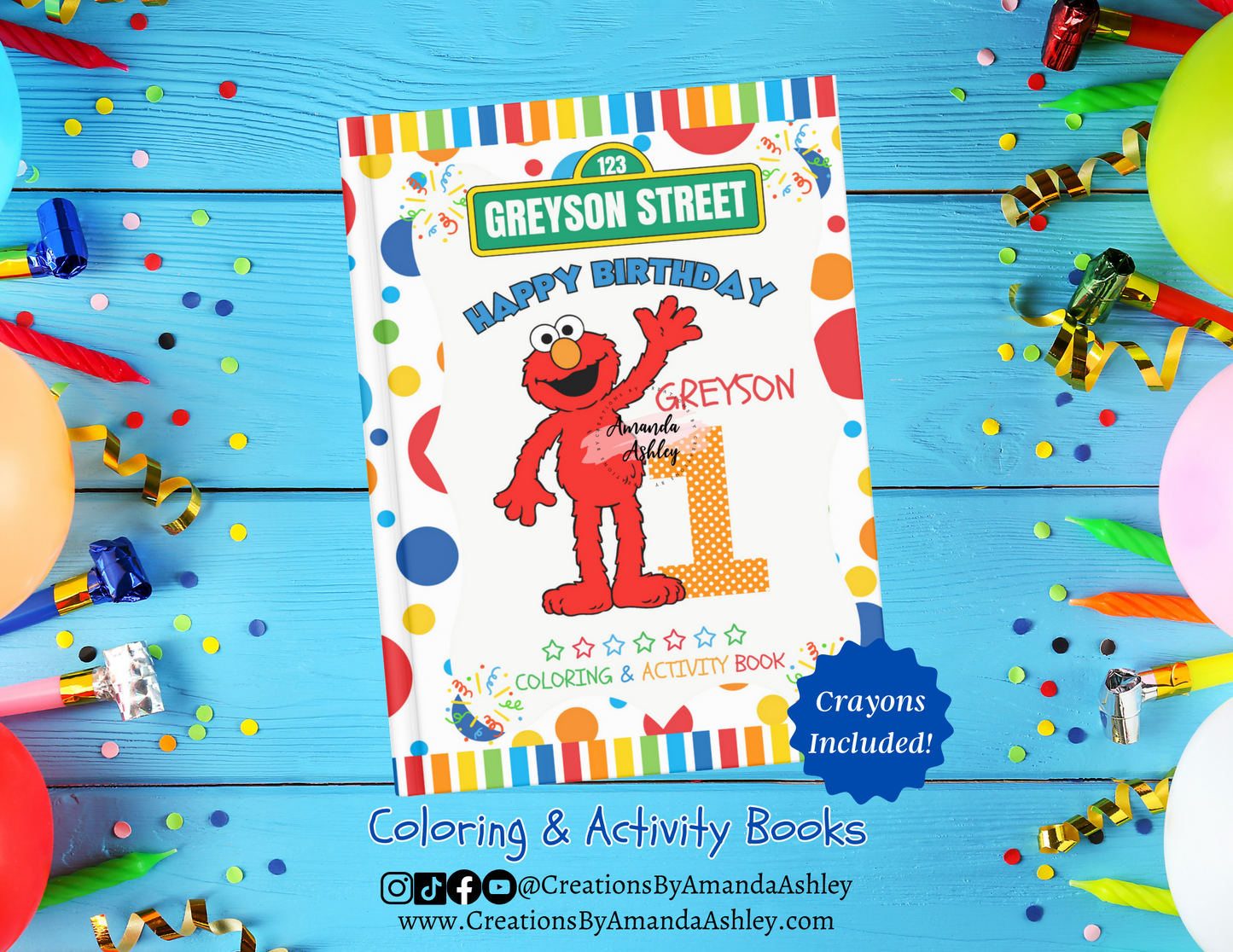 Elmo Sesame Street Coloring Books