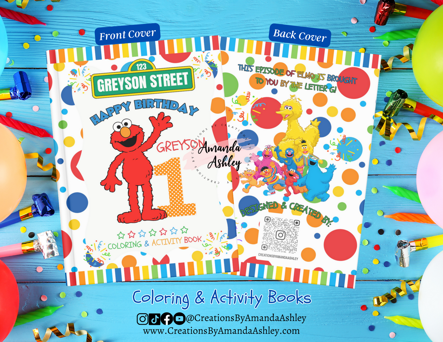 Elmo Sesame Street Coloring Books