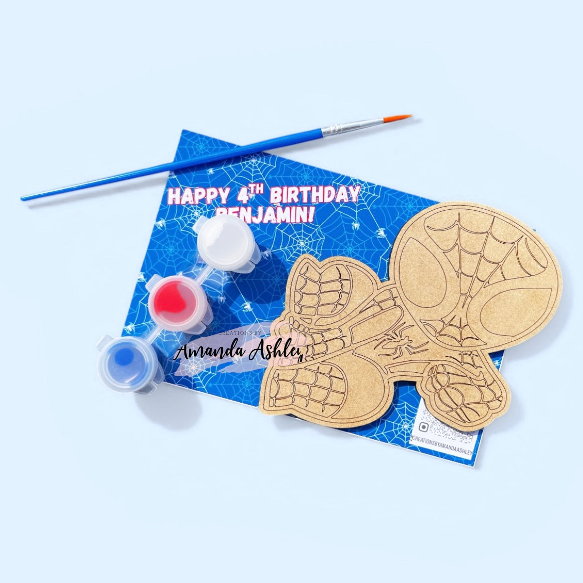 Spidey & Friends Party Paint Favors