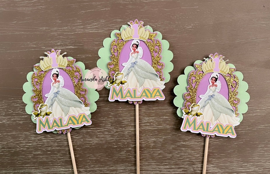 Tiana Cupcake Toppers