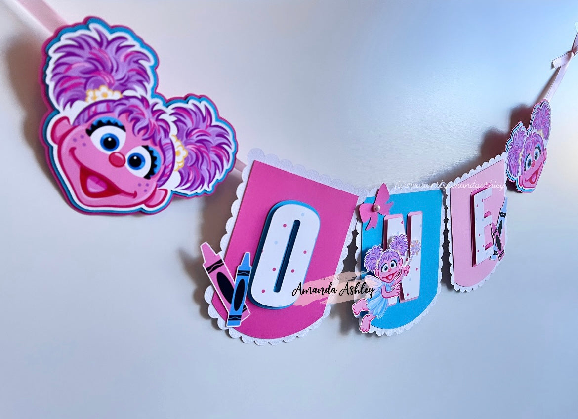 Abby Cadabby Birthday Banner