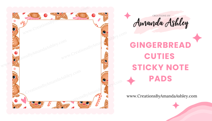 Gingerbread Cuties Sticky Notes