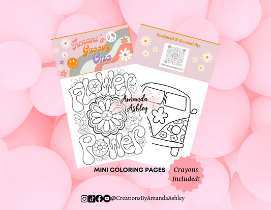 Groovy Coloring Favors