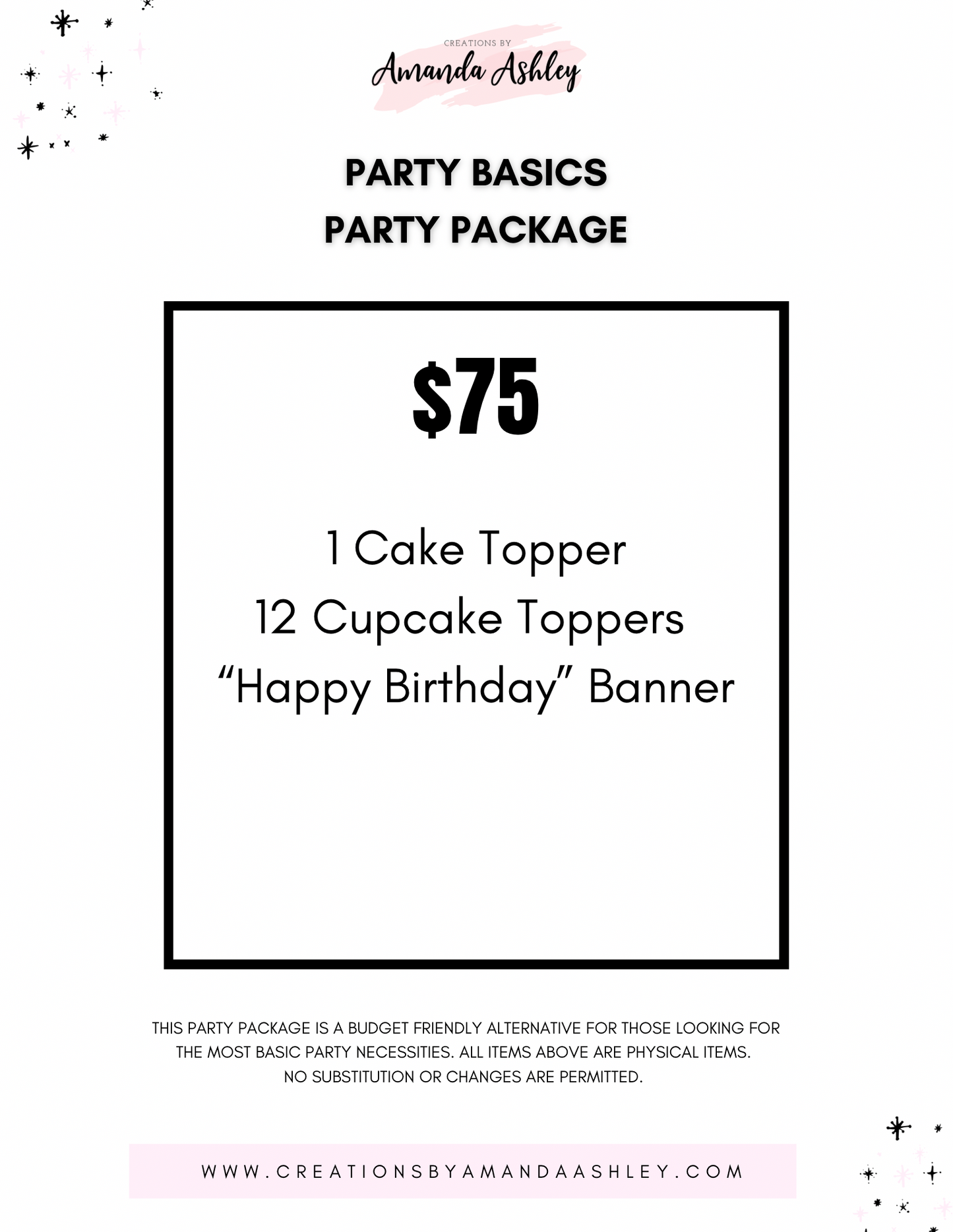 Party Basics Party Package