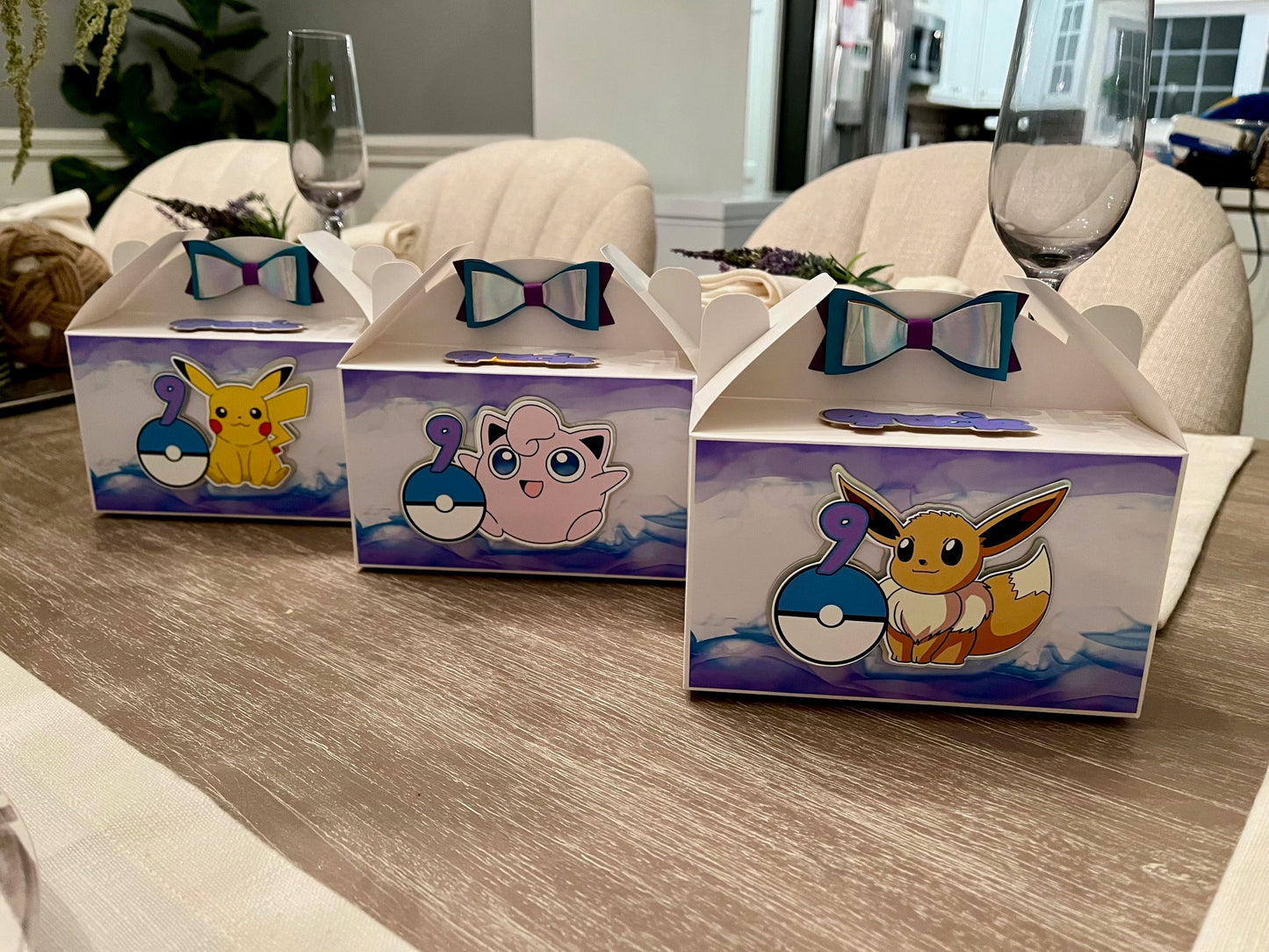 Pokemon Favor Boxes