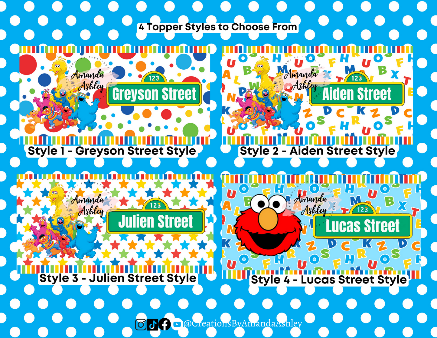 Sesame Street Coloring Favors