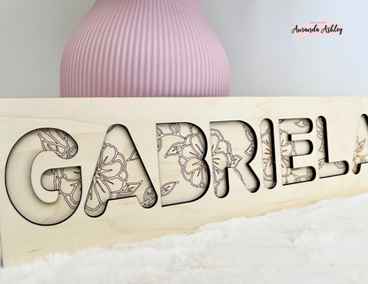 Wildflower Name Puzzle