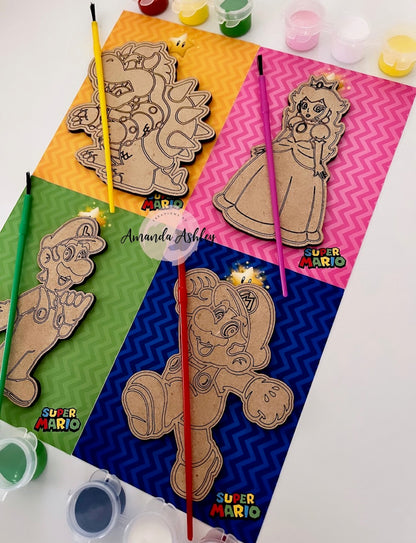 Super Mario Paint Favors