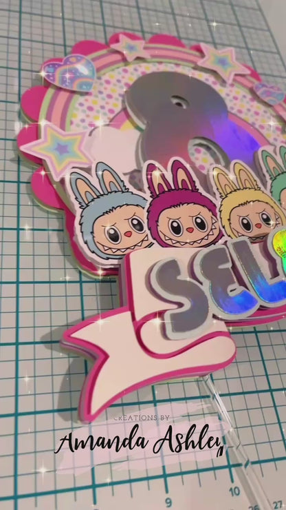 Labubu Cake Topper