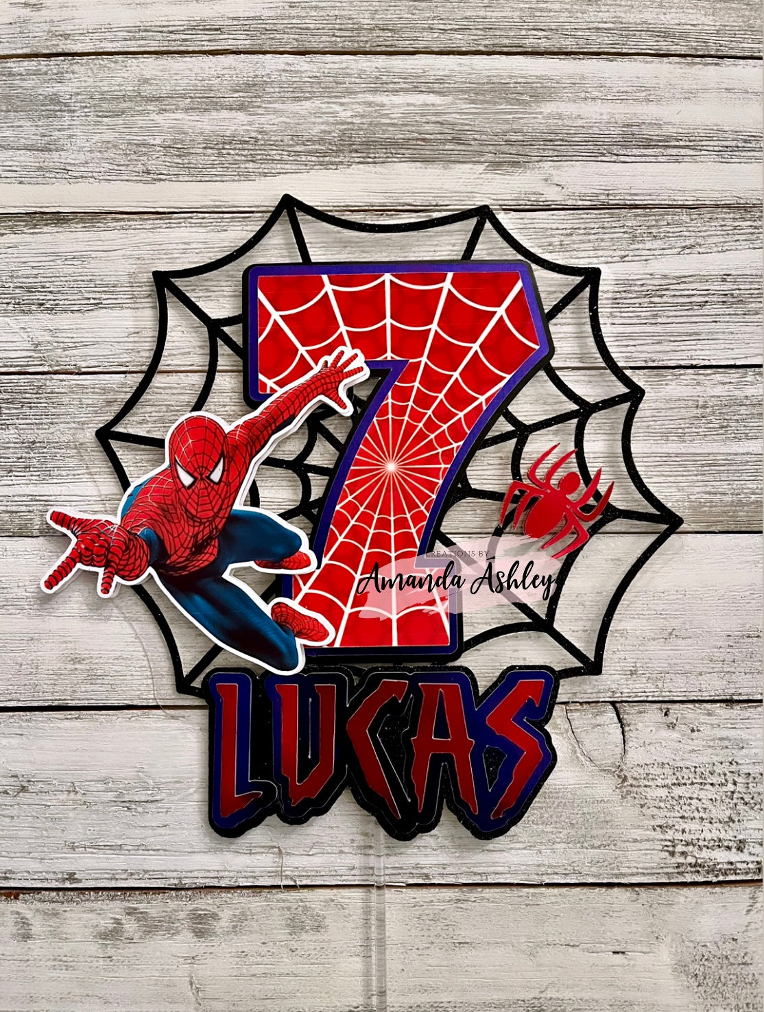 Spiderman Cake Topper