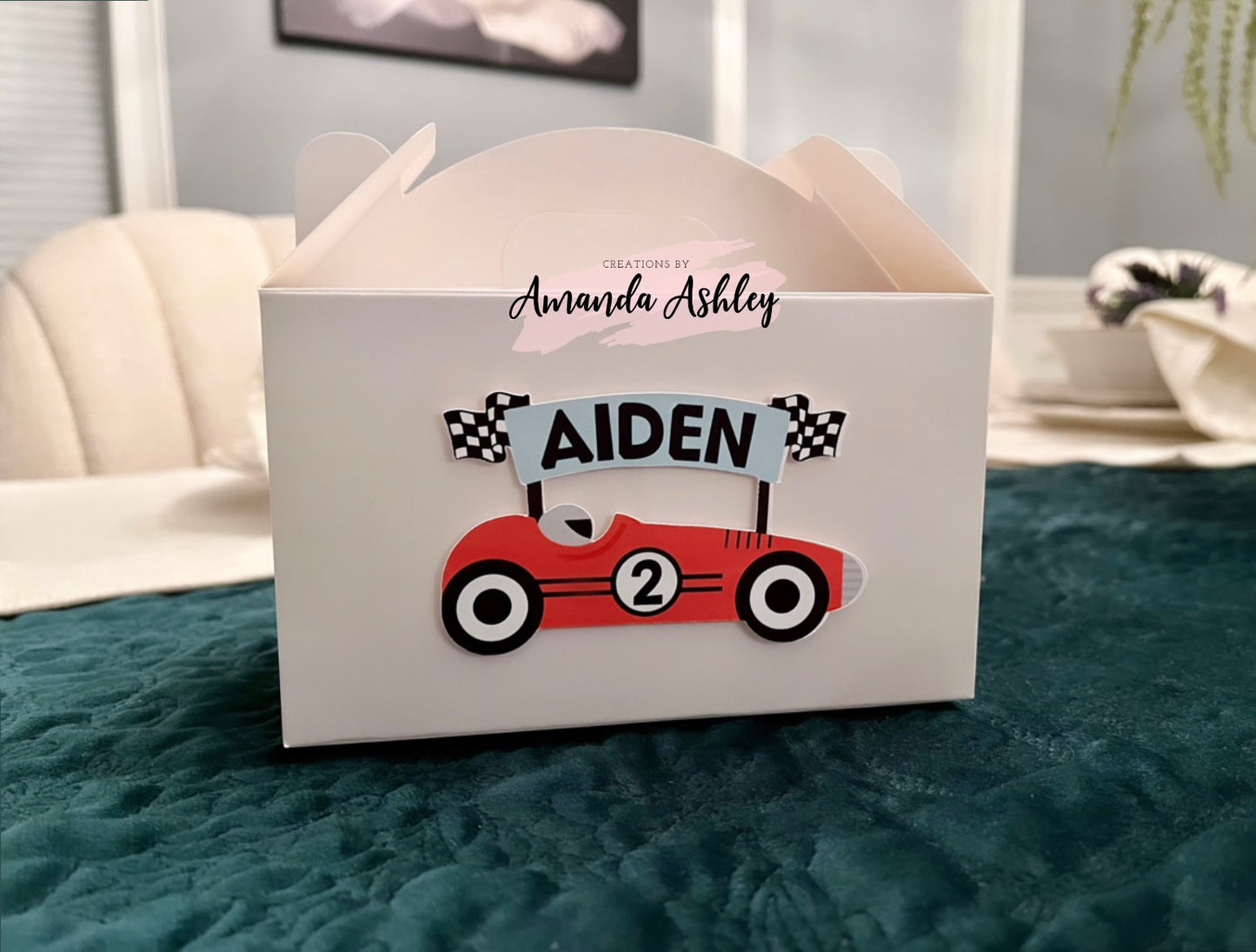 Racecar Favor Boxes