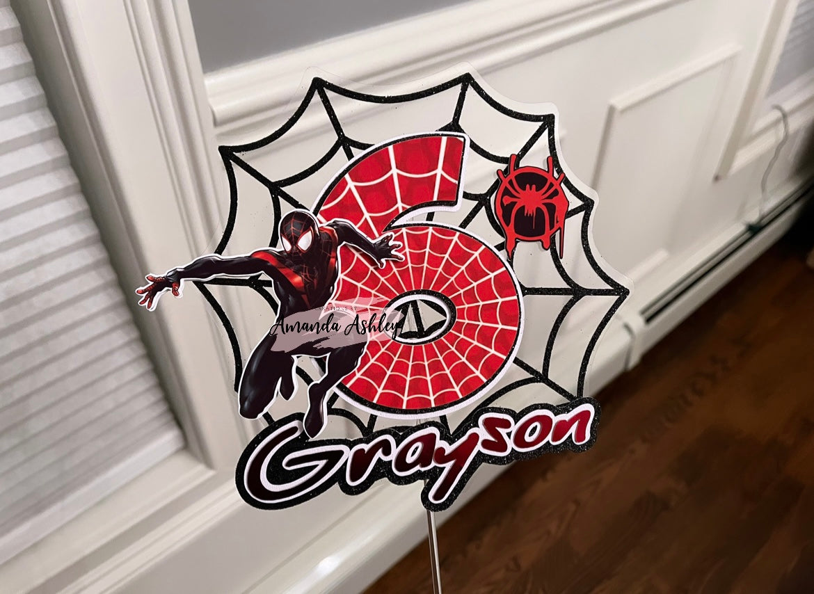 Miles Morales Cake Topper