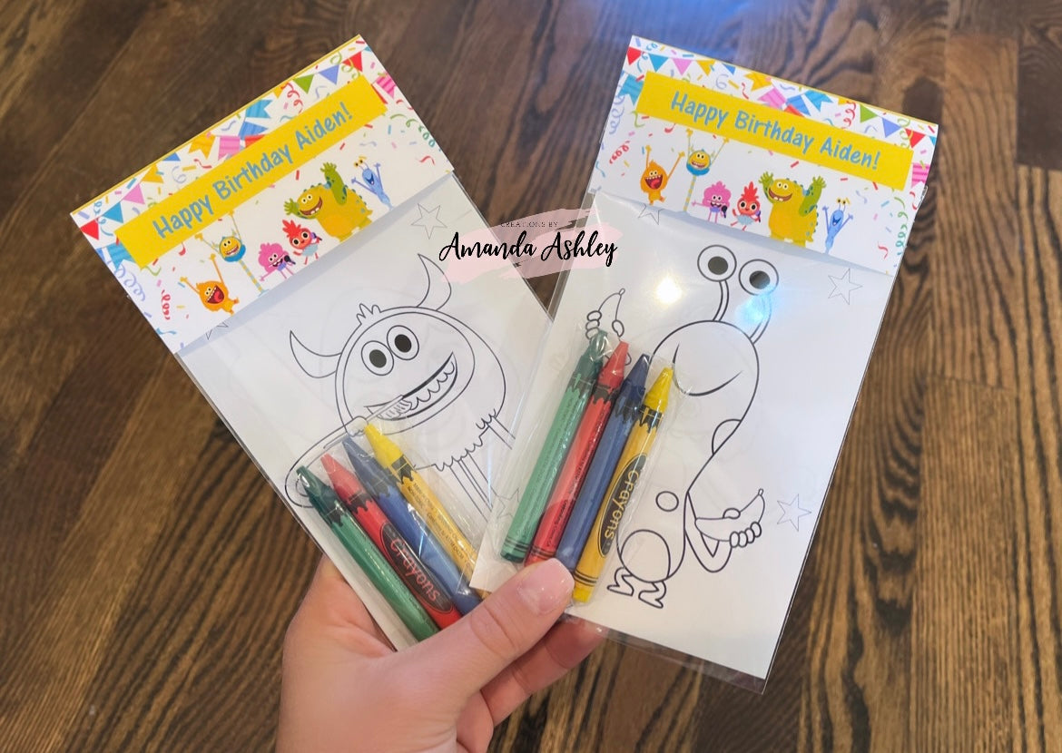 Simple Songs Coloring Cards