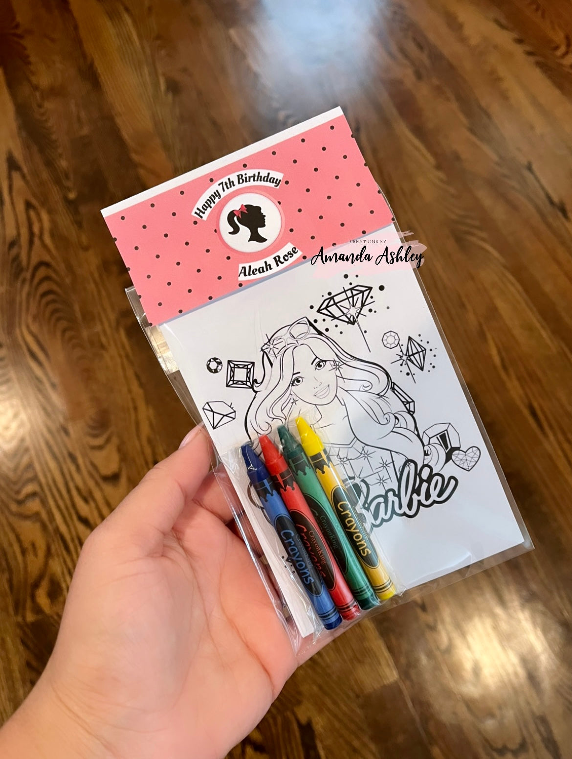 Barbie Coloring Favors