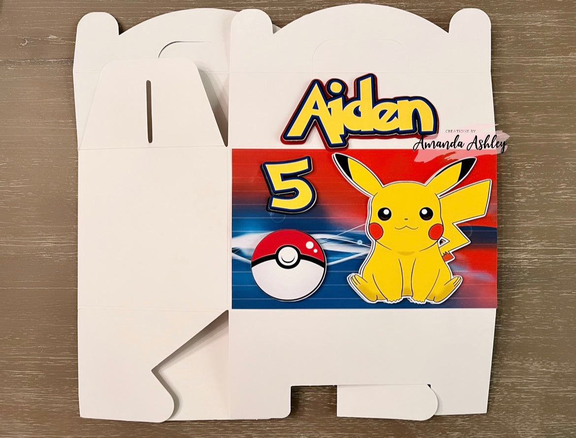 Pokemon Favor Boxes