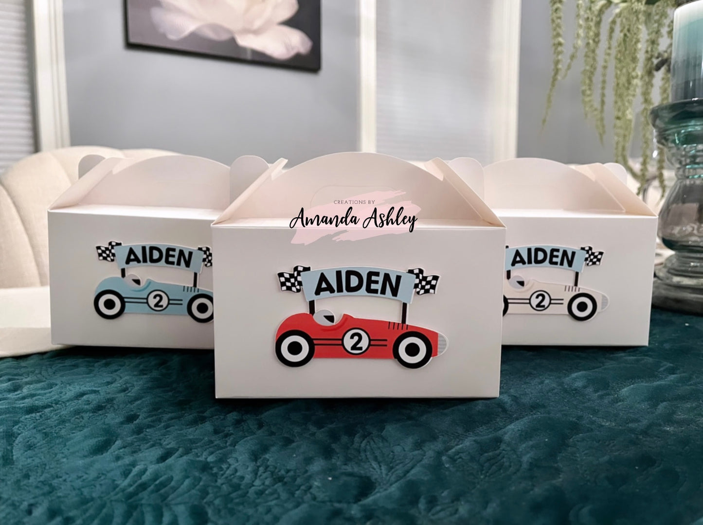 Racecar Favor Boxes