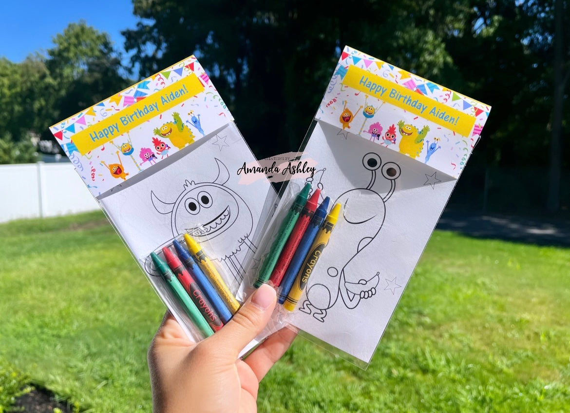 Simple Songs Coloring Cards