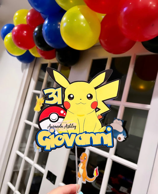 Pokemon Cake Topper