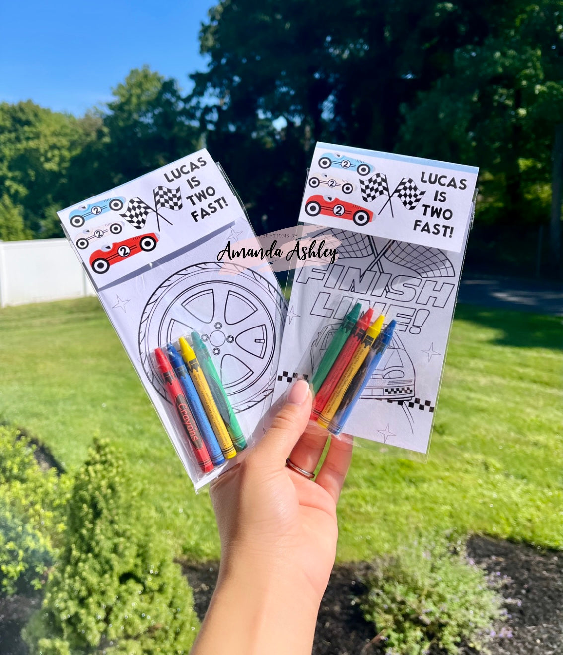 Racecar Coloring Favors