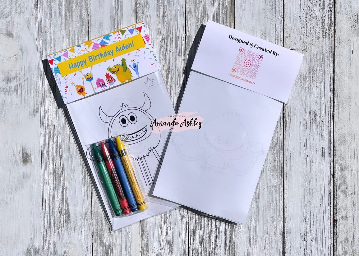 Simple Songs Coloring Cards