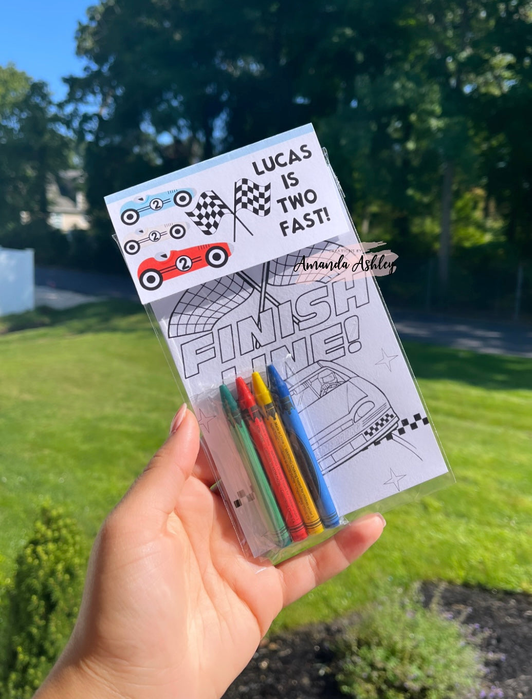 Racecar Coloring Favors