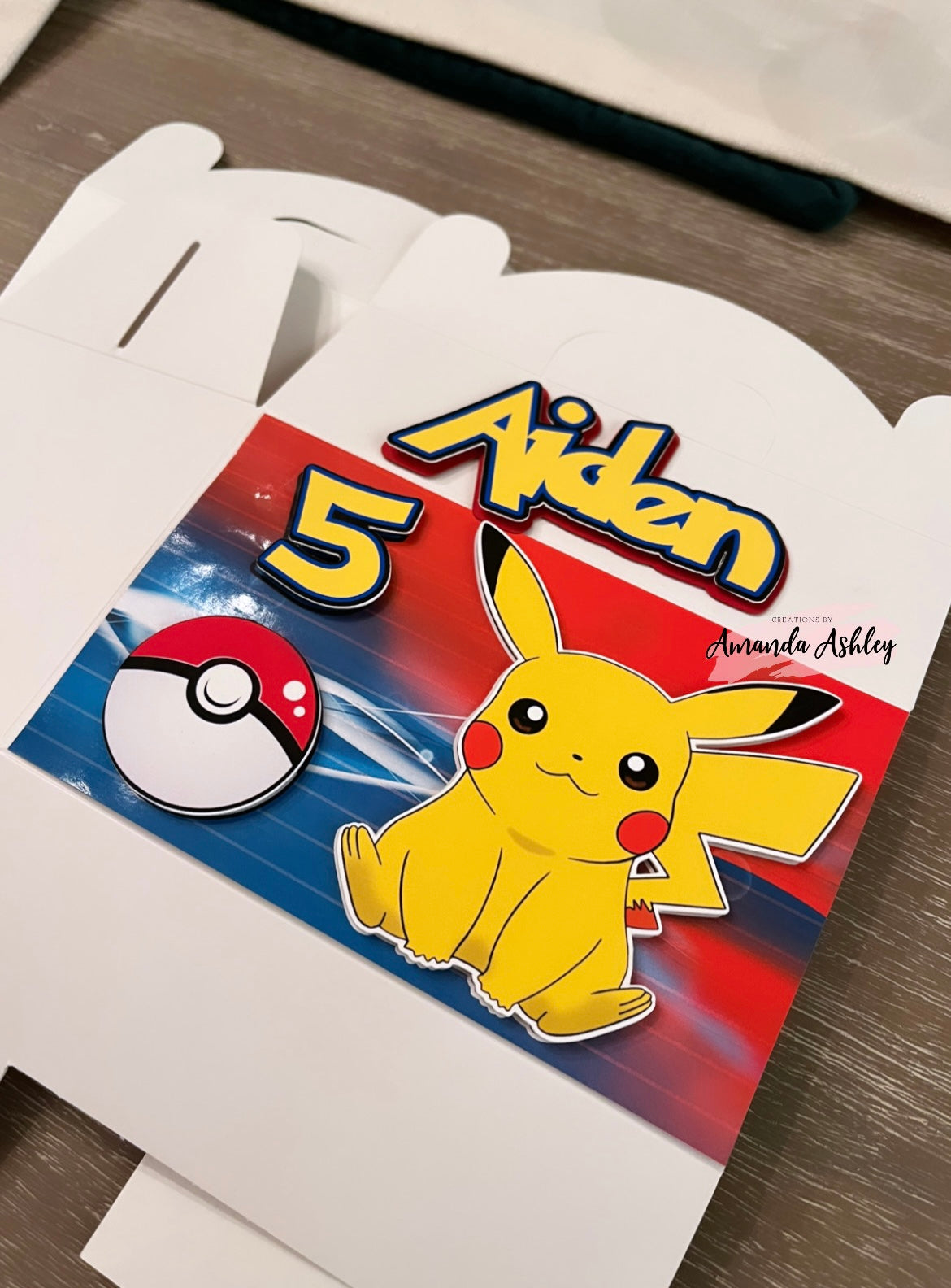 Pokemon Favor Boxes