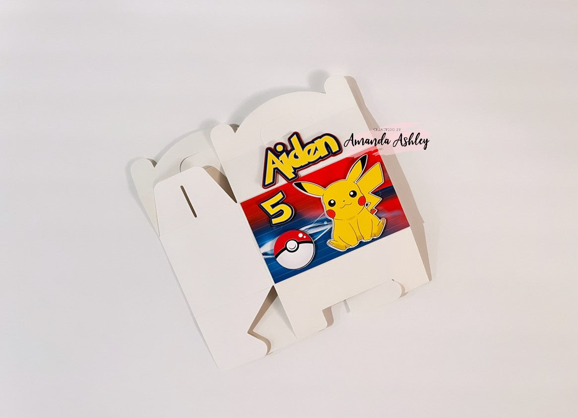 Pokemon Favor Boxes